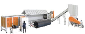 Wholesale DYSSG Plastic Recycle Machine , Plastic Recycling Extruder Machine Dia 1200mm Suitable Teared from china suppliers