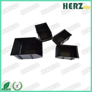 Wholesale Permanently Conductive ESD Storage Box / ESD Component Box Has Open Hopper Front from china suppliers