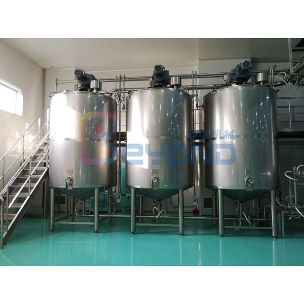 SS 50mm Insulation 3000L Yogurt Fermentation Tank for dairy products and juice
