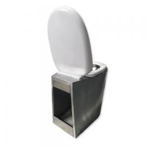 China 3L 6L Flush Volume Stainless Steel Prison Toilet SS304 For High Speed Rail on sale