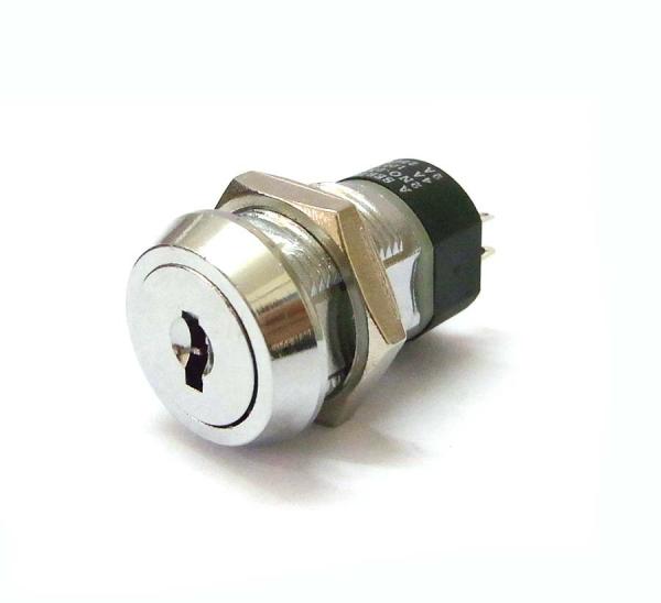 Quality 4 terminals switch lock,Electronic Key Lock, Key Lock Switch for sale