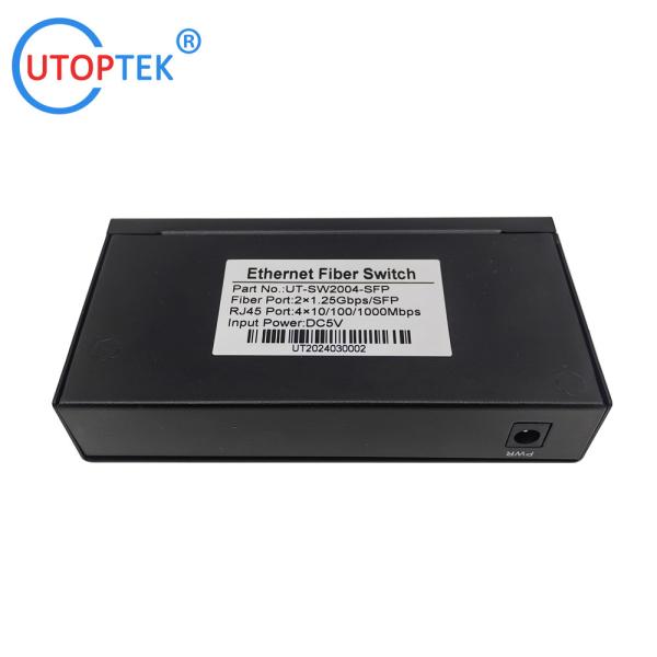 universal Fiber Switch 4*10/100/1000Base-Tx to 2*1000Base-Fx SFP Fiber ethernet switch,network switch,media converter
