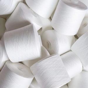Wholesale Smooth Surface Polyester Staple Yarn , Paper Cone 100 Spun Polyester Sewing Thread from china suppliers