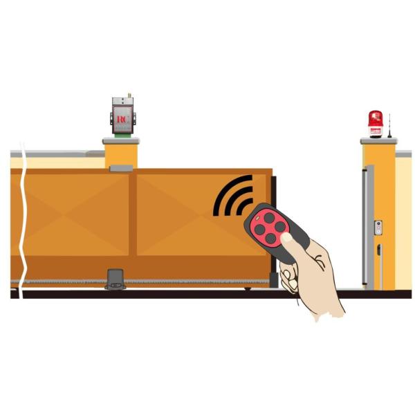 12V Waterproof Red Warning Light Rotary Alarming LED