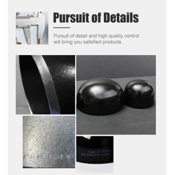 P235GH A420 Pipe Fitting Cap 2 Inch Carbon Steel Sch 40 STD