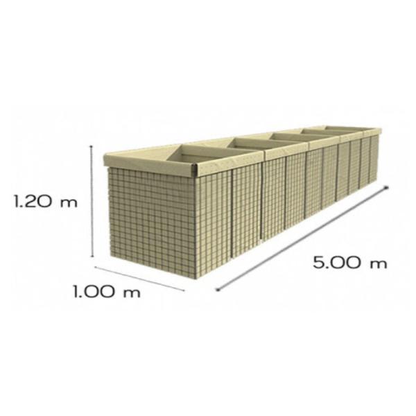 Military Sand 6mm Bastion Barrier And Retaining Wall