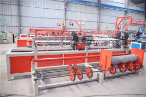 China Low Noise Easy Operating Chain Link Fence Making Machine on sale