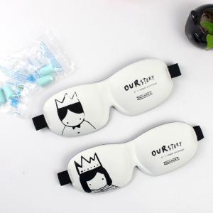 Wholesale Fashion Memory Foam Night Eye Cover 3D Lint Free Eye Patch With Ear Plugs from china suppliers