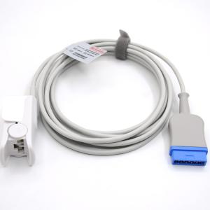 China Reusable Dash 2000/3000 Compatible GE 11Pin Solar 8000/8000M Adult Finger Clip Monitor Sensor SpO2 Cable on sale