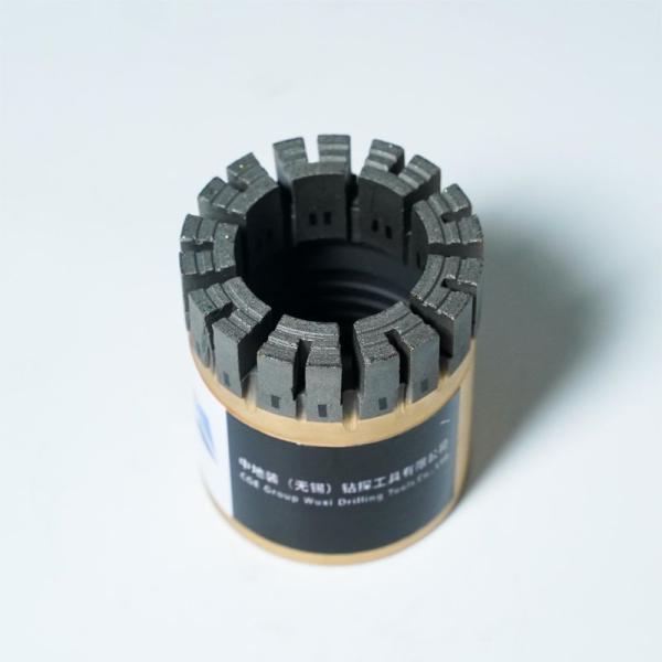 ISO Taper Profile Impregnated Diamond Core Drill Bits For Wire Line Drilling
