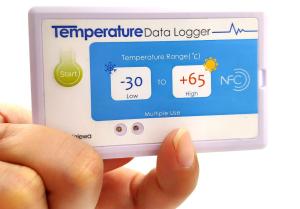 Wholesale IP67 Electronic Tag OEM ODM , Single - Use NFC Temperature Logger from china suppliers