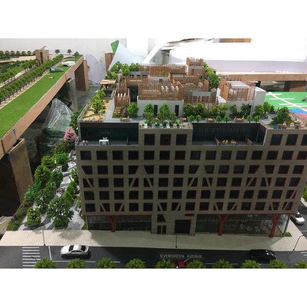 Physical LED Light Architecture House Model 1/150 Scale Pdf / Cad Drawing