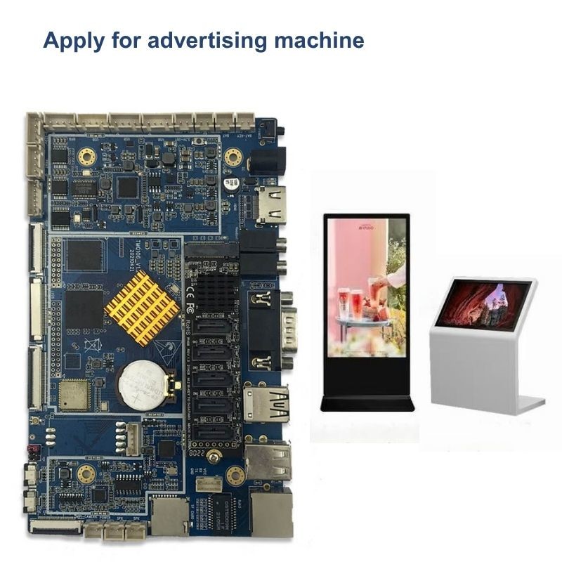 JLD-A06 RK3399 Android Embedded System Development Motherboard Mali-T860 GPU PCBA Board