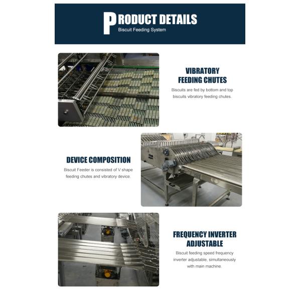 3000pcs Per Min Six Lane Cream Jam Filling Biscuit Sandwiching Machine Industrial Use