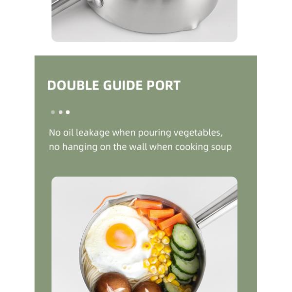 Household Cooking Japanese Sauce Pan Non Stick Stainless Steel Milk Pot