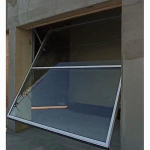 Wholesale Canopy Tilt Up Garage Door Toughened Glass Panel Assembled Counterweight System from china suppliers