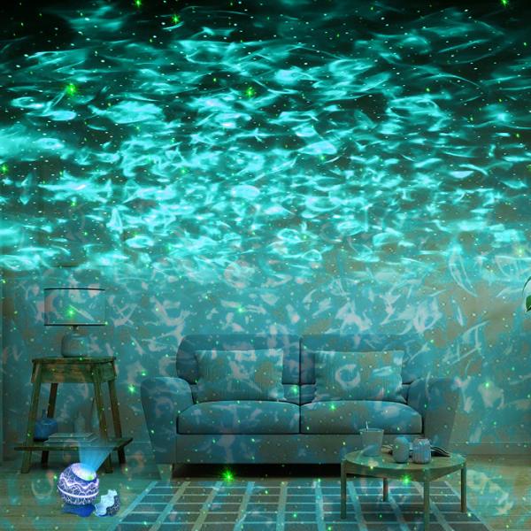 Ceiling RGB Dinosaur Egg Projector , Practical Galaxy Star Nebula Light Projector