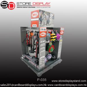 Wholesale China Custom Point-of-Purchase Display with hooks in four sides from china suppliers