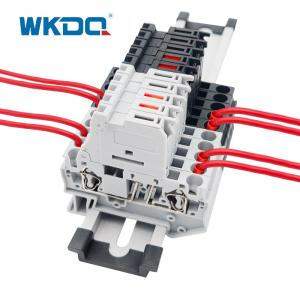 Wholesale ST4-HESILED Fuse Led Terminal Block Spring Clamp Wiring 300V from china suppliers