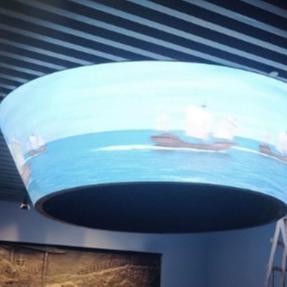 Quality P3 Shopping Malls Flexible LED Screen Display Cylindrical Torus for sale