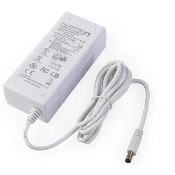 Ac Dc Plug Top Power Supply 24 Volt 60w Interchangeable Type For LED LCD