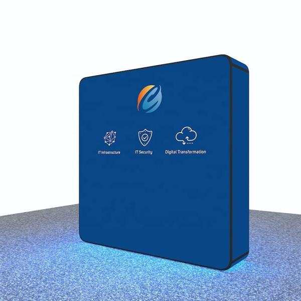 Quality Ecofriendly 10x10 Feet Backlit Backdrop Portable  Display Booth Backdrops With LED for sale