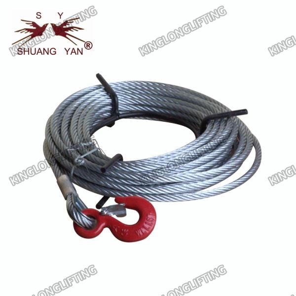 Double Sealed Wire Rope Winch Zinc Coated Steel Material Corrosion Resistance