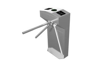 Vertical Tripod Half Height Turnstile Bar Code Reader Card Reader Ticket Solution