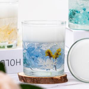 Handmade Dried Flower Scented Candle For Healing And Relaxation