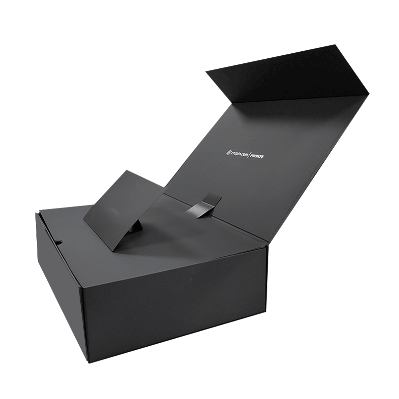 Book Shape Rigid Collapsible Box Magnetic Lid Luxury Folded Paper Gift Box