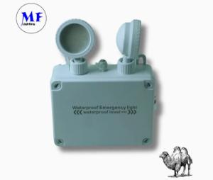 Wholesale LED Escape Emergency Exit Light White Li-Battery Twins Double Heads IP65 Waterproof Explosionproof School Hospital Subway Supermarket Warehouse from china suppliers