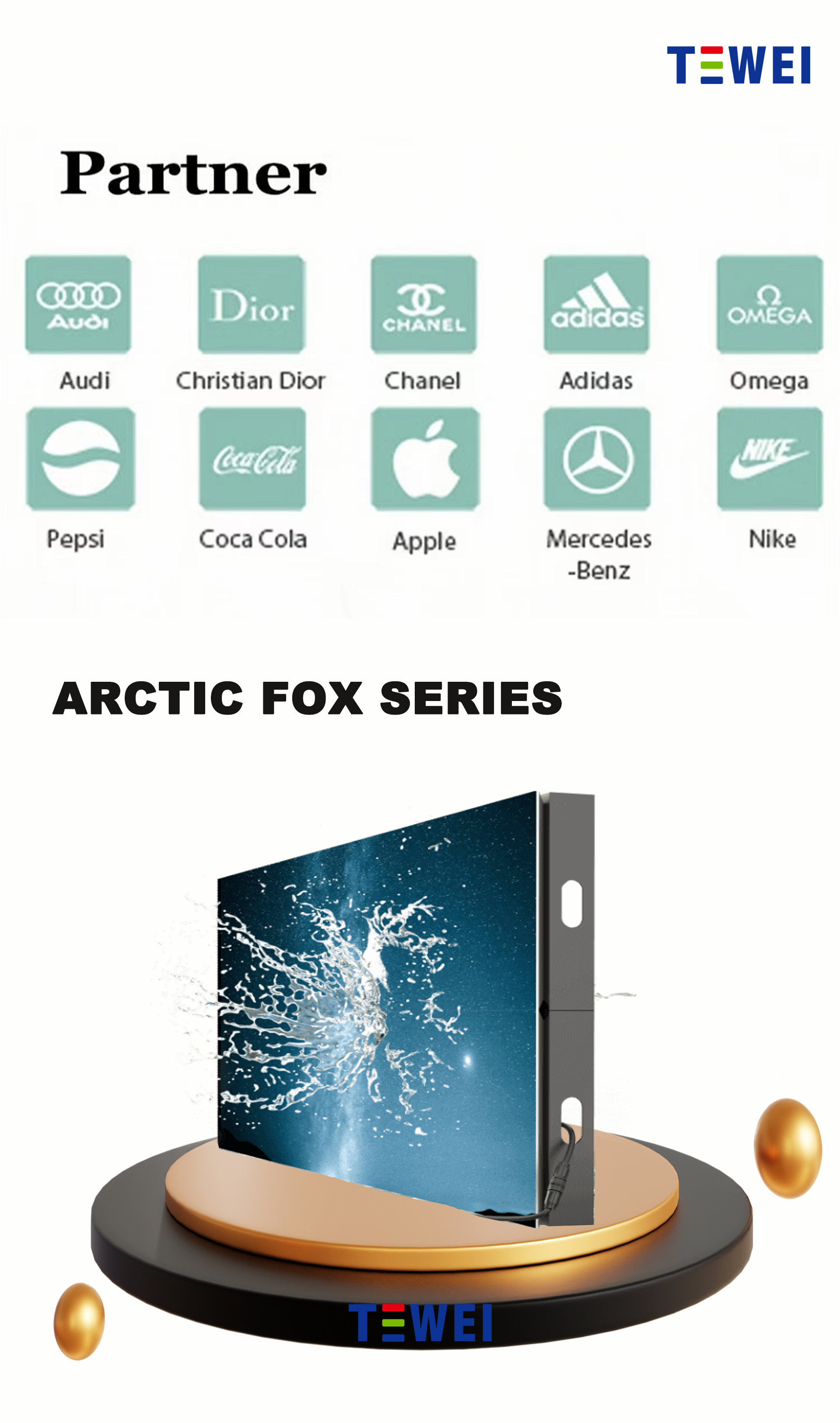 120° View Angle Outdoor LED Screen Module Fixed P4.7 Advertising Big TV Video Wall