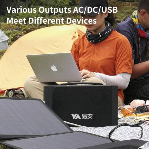 700W Solar Portable Power Station UN38.3 Home Battery Backup Power Supply