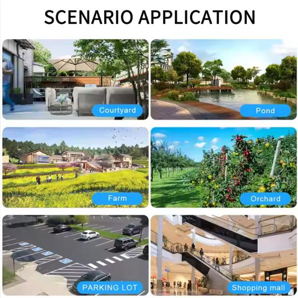 2MP 4 8-channel Night Vision Warm Light Home Outdoor AHD Camera DVR Simulation Kit