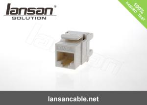 China 24 Port Staggered UTP Blank Patch Panel , RJ45 Cat6 Keystone Jack Quick Installation on sale