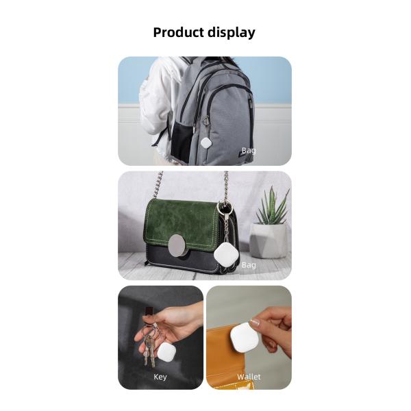 3V Smart Bluetooth GPS Lost Item Tracker For Apple Find My APP ITag Anti Lost Reminder