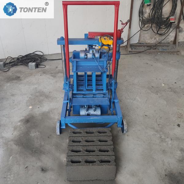 Quality Push Pull Small Brick Making Machine Movable Hollow Block Machine for sale