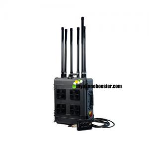 Wholesale 6 Channels 300w High Power Drone Signal Jammer  Draw Bar Box Mobile Signal Jammer Blocker Jamming Range Up to 1500 Meter from china suppliers