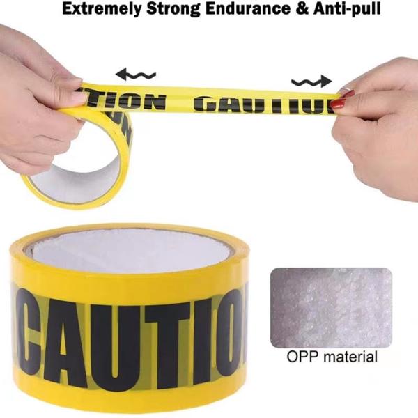 PE Material Barrier Tape 1.5mil-7mil Thickness Options Customizable Length and Design