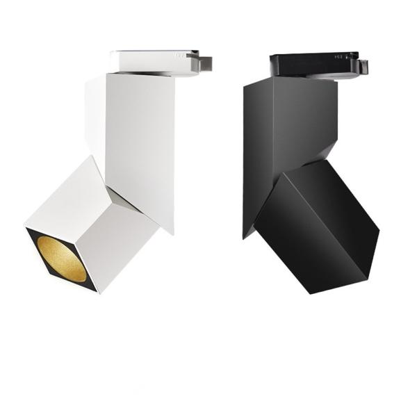 Quality 2 Phase Cob Led Track Light , Adjustable Angle Led Track Spotlights for sale
