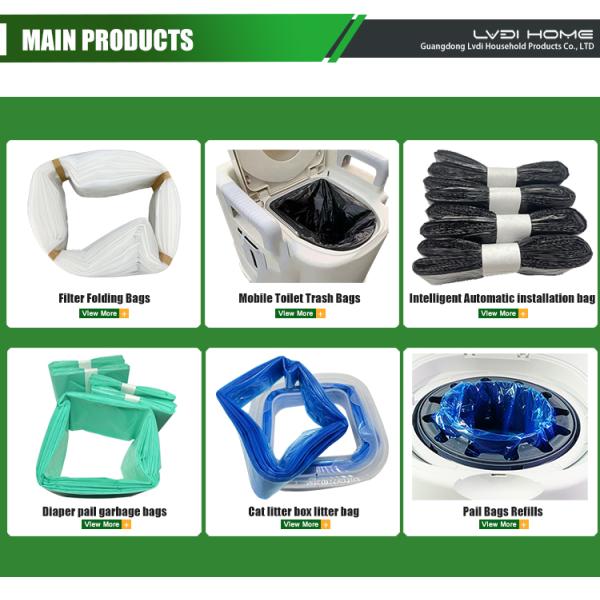 Jianibell Adult Diaper Liner Refills Bags 16L korbell bags Refill Fresh Powder Scented Dekor Diapers Dails Refill Bag