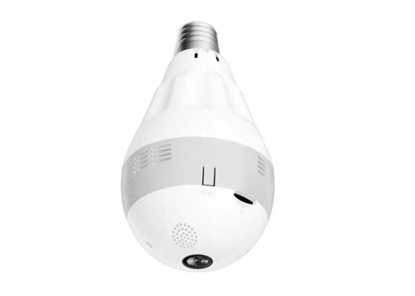 Quality Night Vision Light Bulb Spy Camera , IP Security Camera System Motion Detection for sale