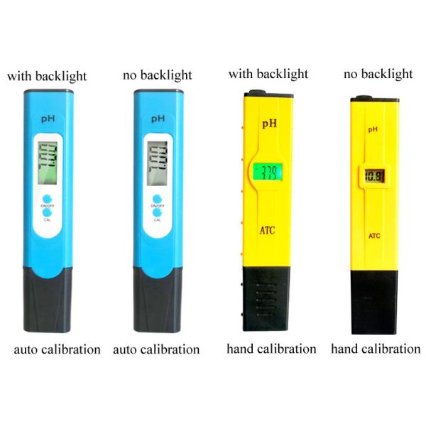 ABS Material Electronic PH Meter , Waterproof PH Tester OEM Service