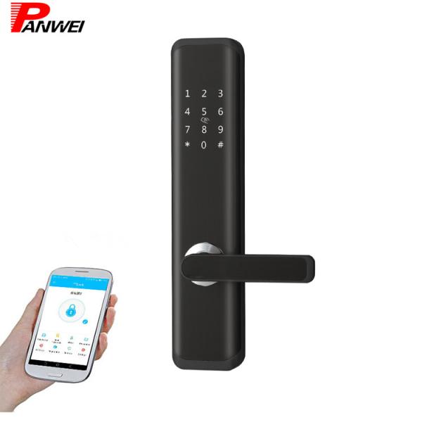 Quality Apartment lock support BLE APP Mobile Remote Control And RFID Keycards Open Pin Code Door Lock for sale