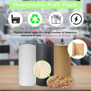 Buy cheap 4 Roll Uncoated 38CM*100M Honeycomb Wrapping Paper Bio Degradable from wholesalers