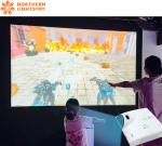 Interactive Wall Games With 3D Mapping Projection Technology For Somatosensory