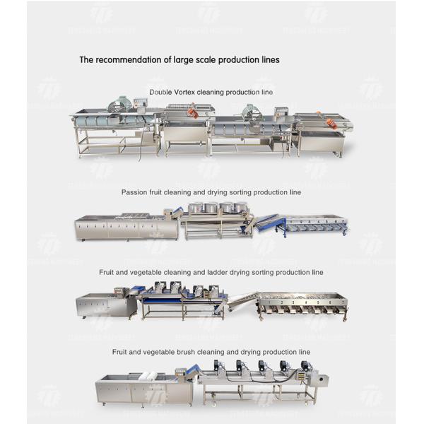 Stainless Steel Vegetable Processing Machine 4.25KW Fruit Air Dryer