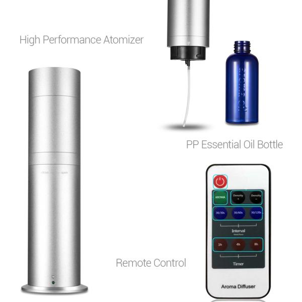 Quiet Electric Scent Machine , Stand Alone Home Essential Oil Diffuser