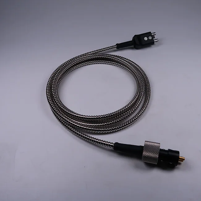 Compatible With Krautkramer Ultrasonic Thickness Cable Dual Mini-Lemo To Lemo-00 Double Plug 4.9 Ft