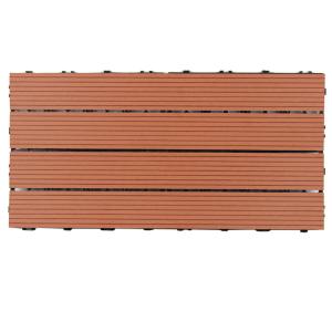 Wholesale SGS 30x60cm Outdoor Interlocking Composite Patio Decking Tiles from china suppliers